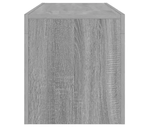 Tv Skapītis Ar Led Lampiņām, Pelēka Ozola Krāsa, 120X35X40 Cm Vidaxl