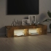 Tv Galdiņš Ar Led Lampiņām, Ozolkoka Krāsa, 135X39X30 Cm Vidaxl