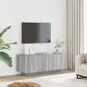 Tv Skapītis, Pelēka Ozolkoka, 100X35X40 Cm, Inženierijas Koks Vidaxl
