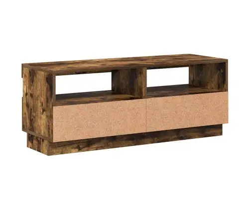 Tv Skapītis Ar Led Lampiņām, Ozolkoka Krāsa, 100X35X40 Cm Vidaxl