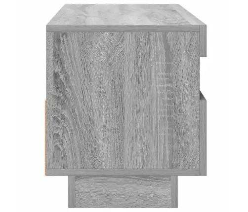 Televizoriaus Spintelė Su Led, Pilka Ąžuolo, 100X35X40Cm