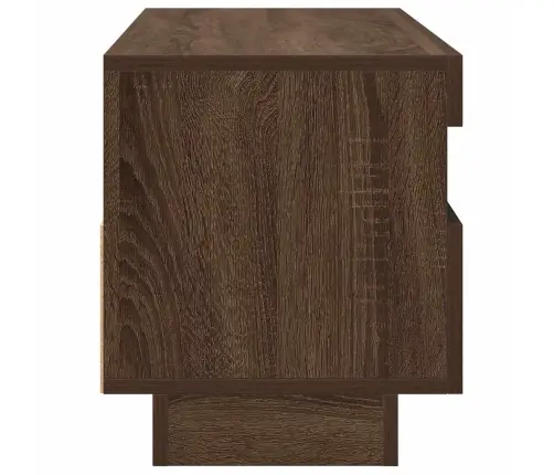 Tv Skapītis Ar Led Lampiņām, Ozolkoka Krāsa, 100X35X40 Cm Vidaxl