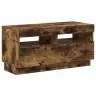 Tv Skapītis Ar Led Lampiņām, Ozolkoka Krāsa, 80X35X40 Cm Vidaxl