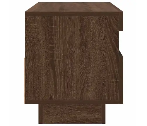 Tv Skapītis Ar Led Lampiņām, Ozolkoka Krāsa, 80X35X40 Cm Vidaxl
