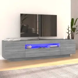 Telerialus Led-Tuledega, Hall Sonoma Tamm, 160 X 35 X 40 Cm