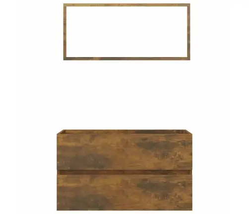 2-Daļīgs Vannasistabas Mēbeļu Komplekts, Inženierijas Koks Vidaxl