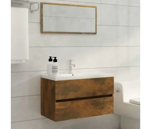 2-Daļīgs Vannasistabas Mēbeļu Komplekts, Inženierijas Koks Vidaxl