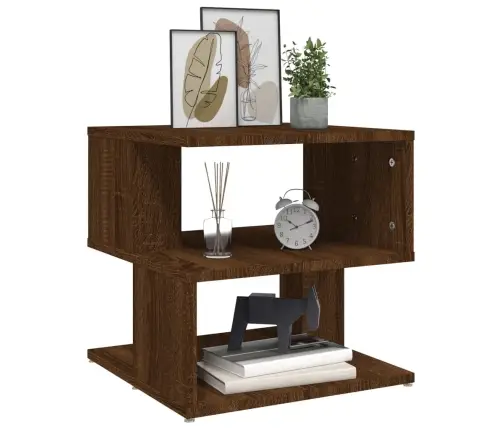 Galdiņš, Ozolkoka Krāsa, 40X40X40 Cm, Inženierijas Koks Vidaxl