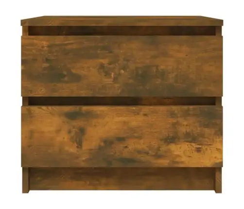 Naktinė Spintelė, Dūminio Ąžuolo, 50X39X43,5cm Mediena