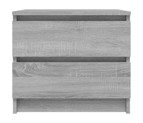 Naktinės Spintelės, 2Vnt., Pilkos Ąžuolo, 50X39X43,5cm Mediena