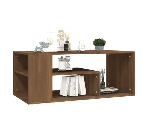 Kafijas Galdiņš, Ozola Krāsa, 100X50X40 Cm, Inženierijas Koks Vidaxl