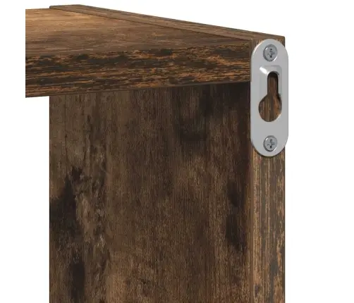 Seinariiul, Suitsutatud Tamm, 75 X 16 X 55 cm Tehispuit