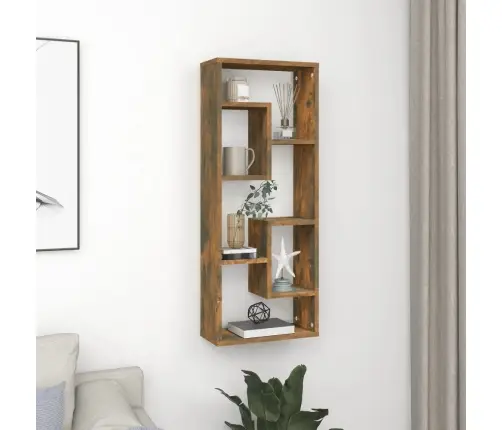 Sienas Plaukts, Ozola Krāsa, 36X16X90 Cm, Inženierijas Koks Vidaxl