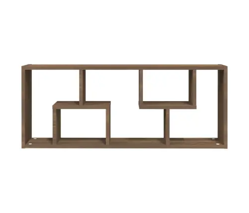 Sienas Plaukts, Brūna Ozola, 36X16X90 Cm, Inženierijas Koks Vidaxl