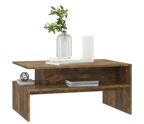 Kohvilaud, Suitsutatud Tamm, 90 X 60 X 42,5 cm Tehispuit Kohvilaud, Suitsutatud Tamm, 90 X 60 X 42,5 cm Tehispuit