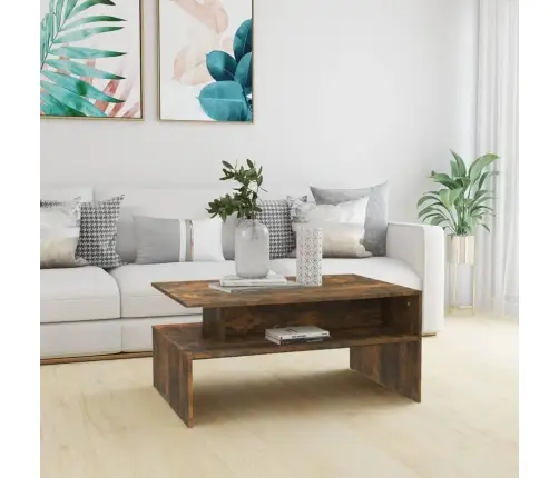 Kohvilaud, Suitsutatud Tamm, 90 X 60 X 42,5 cm Tehispuit Kohvilaud, Suitsutatud Tamm, 90 X 60 X 42,5 cm Tehispuit