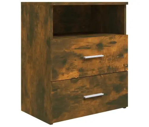 Naktinė Spintelė, Dūminio Ąžuolo Spalvos, 50X32X60Cm