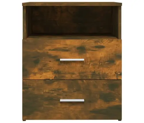 Naktinė Spintelė, Dūminio Ąžuolo Spalvos, 50X32X60Cm