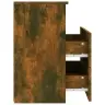 Naktinė Spintelė, Dūminio Ąžuolo Spalvos, 50X32X60Cm