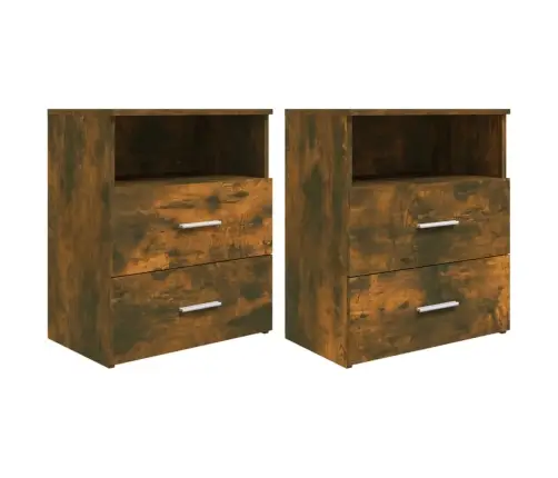 Naktsskapīši, 2 Gab., Ozolkoka Krāsa, 50X32X60 Cm Vidaxl