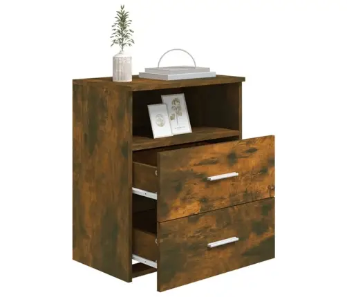 Naktsskapīši, 2 Gab., Ozolkoka Krāsa, 50X32X60 Cm Vidaxl