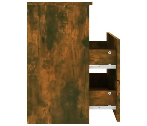 Naktsskapīši, 2 Gab., Ozolkoka Krāsa, 50X32X60 Cm Vidaxl