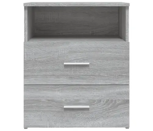 Naktsskapīši, 2 Gab., Pelēka Ozolkoka, 50X32X60 Cm Vidaxl