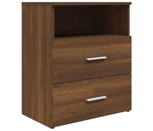 Öökapid 2 Tk, Pruun Tamm, 50 X 32 X 60 Cm