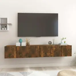 Piekarami Tv Skapīši, 3 Gab., Ozolkoka Krāsa, 60X30X30 Cm Vidaxl Piekarami Tv Skapīši, 3 Gab., Ozolkoka Krāsa, 60X30X30 Cm Vidaxl