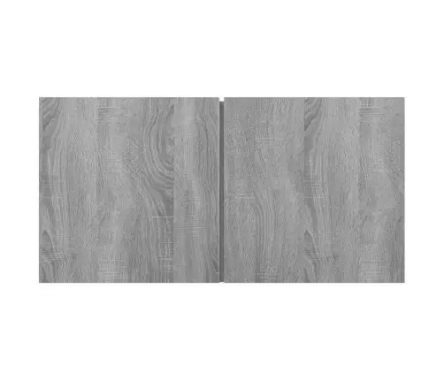 Seina Telerikapp, Hall Sonoma Tamm, 2 Tk, 60X30X30 Cm Tehispuit