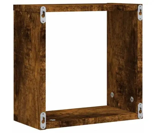 Seinakuubikuriiulid 4 Tk Suitsutamme 30X15X30 Cm