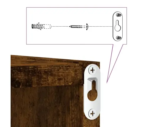 Seinakuubikuriiulid 4 Tk Suitsutamme 30X15X30 Cm