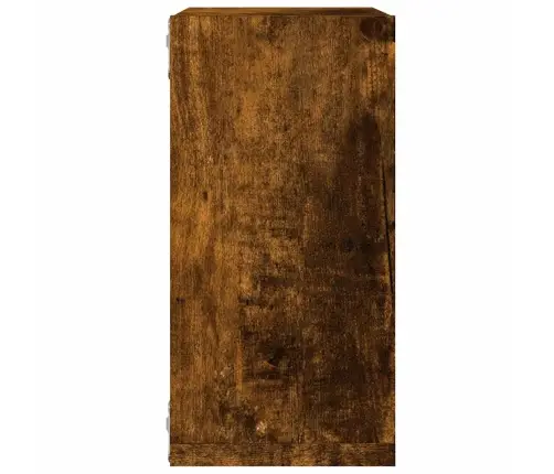 Kubu Formas Sienas Plaukti, 6 Gab., Ozolkoka Krāsā, 30X15X30 Cm Vidaxl