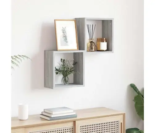 Wall Cube Riiulid 2 Tk Hall Sonoma 30X15X30 Cm