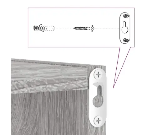 Wall Cube Riiulid 2 Tk Hall Sonoma 30X15X30 Cm