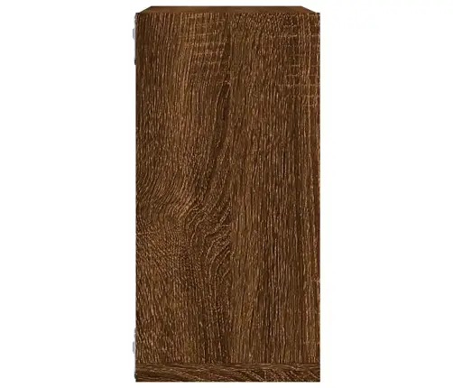 Kubu Formas Sienas Plaukti, 6 Gab., Brūns Ozols, 30X15X30 Cm Vidaxl