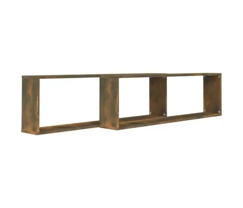 Sienas Plaukti, 2 Gb., Ozola, 100X15X30 Cm, Inženierijas Koks Vidaxl