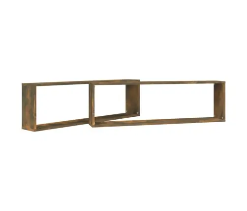 Sienas Plaukti, 2 Gb., Ozola, 100X15X30 Cm, Inženierijas Koks Vidaxl