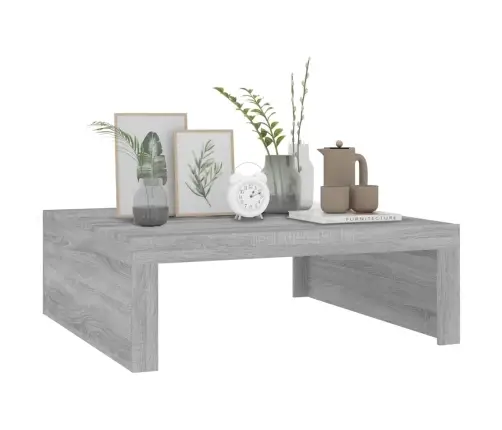 Kafijas Galdiņš, Pelēka Ozola, 100X100X35 Cm, Inženierijas Koks Vidaxl