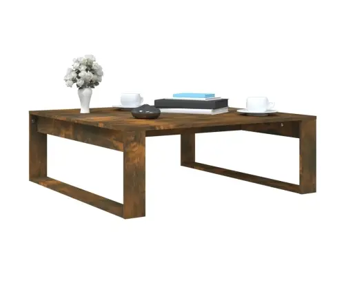 Kafijas Galdiņš, Ozola Krāsa, 100X100X35 Cm, Inženierijas Koks Vidaxl