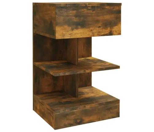 Naktsskapītis, Brūna Ozola, 40X35X65 Cm, Inženierijas Koks Vidaxl