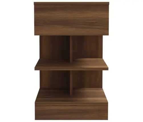 Naktsskapītis, Ozolkoka Krāsa, 40X35X65 Cm, Inženierijas Koks Vidaxl