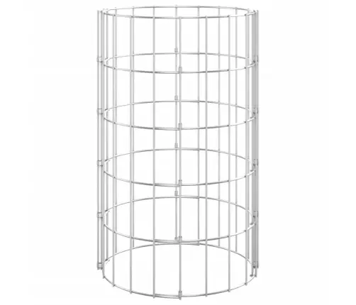 Gabions, Stabs, Apaļš, Cinkots Tērauds, Ø30X50 Cm Vidaxl