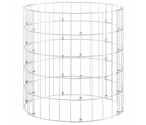 Gabiono Stulpas, 50X50cm Galvanizuotas Plienas, Apskritas