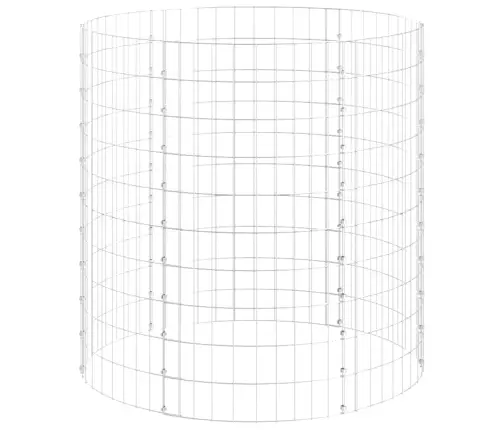 Gabions, Stabs, Apaļš, Cinkots Tērauds, Ø100X100 Cm Vidaxl