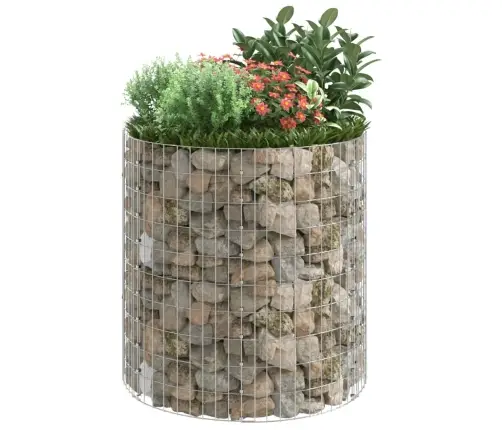 Gabions, Stabs, Apaļš, Cinkots Tērauds, Ø100X100 Cm Vidaxl