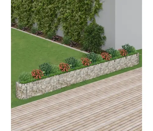 Gabions, Augstā Puķu Kaste, Cinkota Dzelzs, 610X50X50 Cm Vidaxl