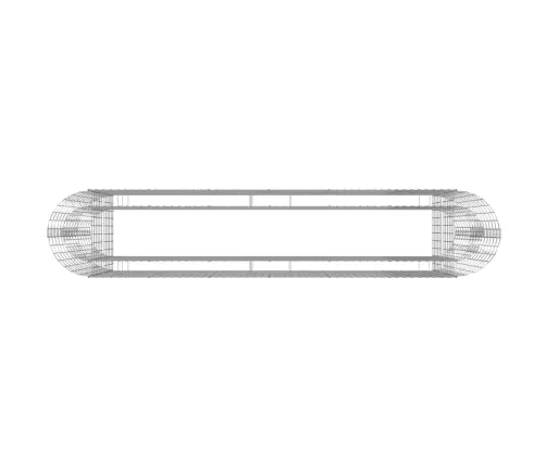 Gabions, Augstā Puķu Kaste, Cinkota Dzelzs, 260X50X100 Cm Vidaxl