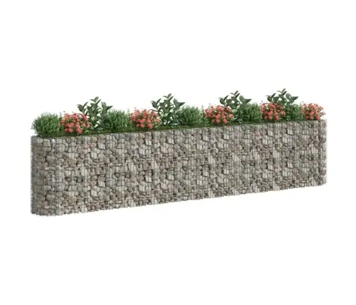Gabions, Augstā Puķu Kaste, Cinkota Dzelzs, 470X50X100 Cm Vidaxl