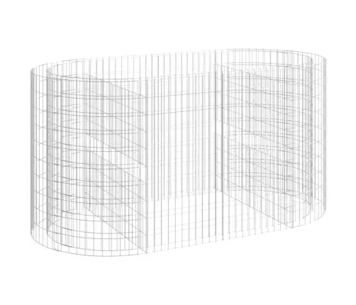 Gabions, Augstā Puķu Kaste, Cinkota Dzelzs, 200X100X100 Cm Vidaxl